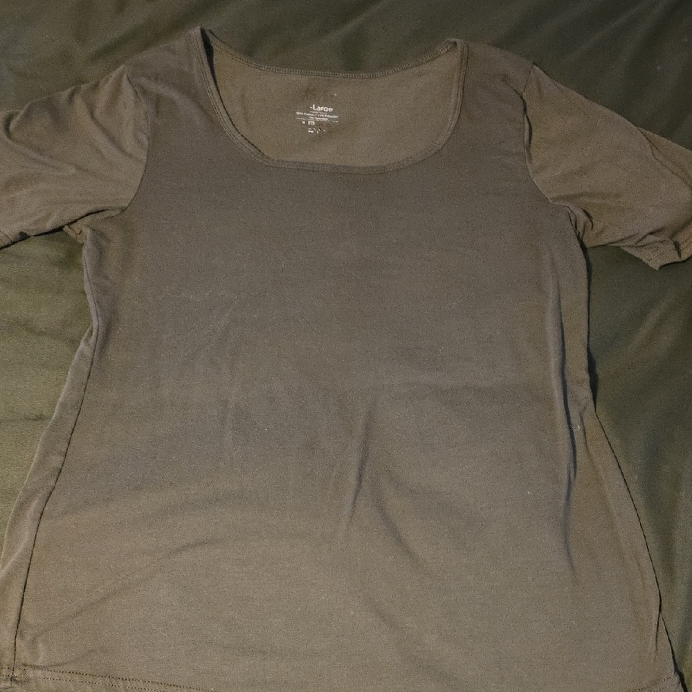 Kalon Studios Olive Long Sleeve Top